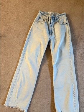 Abercrombie & Fitch Light Wash Straight-Leg Women's Jeans